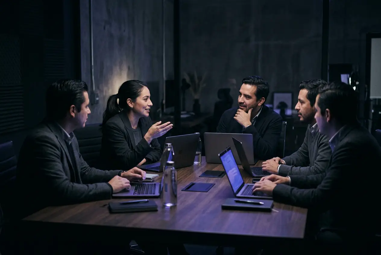 Equipo de PrimeraIA trabajando en automatización con IA